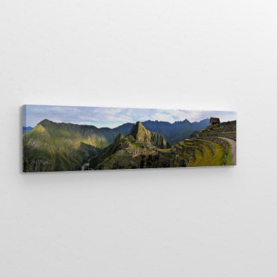 Obrazy do salonu Panorama Machu Picchu, utracone miasto Inków w Andach, Peru