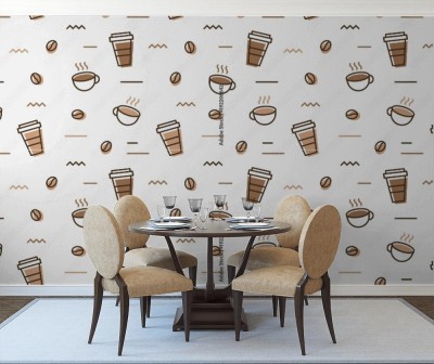 Fototapeta Deseń z motywem kawy