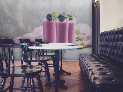 Fototapeta Pyszny koktajl jeżynowy