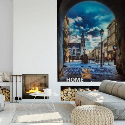 Fototapeta ulica w Krakowie