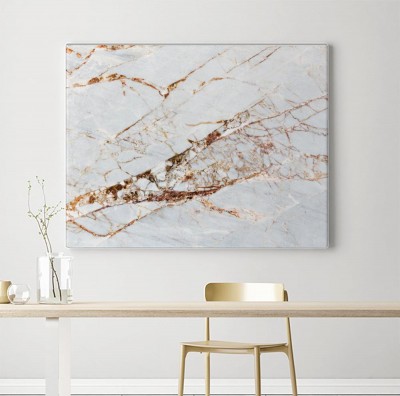 Obraz na płótnie Szary marmur ze złotymi żyłkami