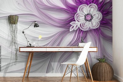 Fototapeta 3d Artystyczne tło kwiatowe