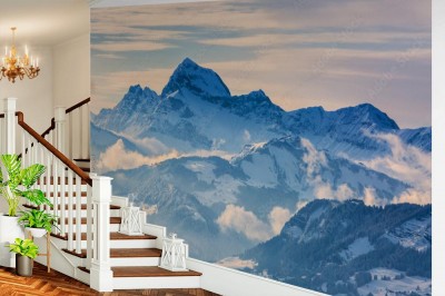 Fototapeta Zimowy krajobraz gór