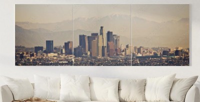 Obraz na płótnie Los Angeles panoramę z góry za