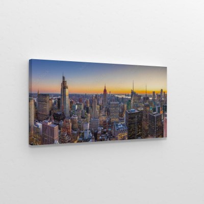 Obraz na płótnie Panorama budynków Manhattanu w Nowym Jorku