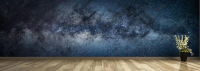 Fototapeta Droga Mleczna i układ słoneczny