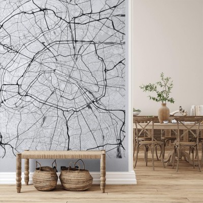 Fototapeta Mapa Paryża