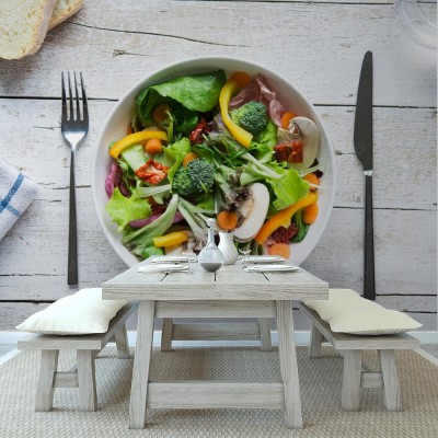 Fototapeta Miska świeżej sałatki