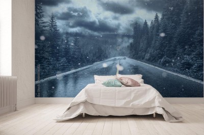 Fototapeta Niebezpieczna droga