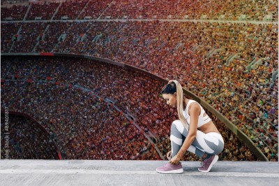 Fototapeta Trybuny stadionu piłkarskiego