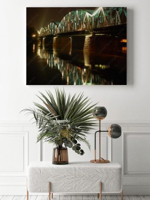 Obraz na płótnie Most w Toruniu