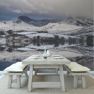 Fototapeta Górska oś symetrii