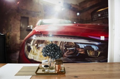 Fototapeta Reflektor samochodowy LED