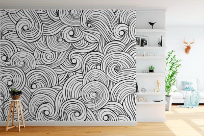 Fototapeta Fale i chmury