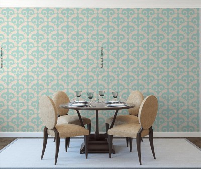 Tapeta w stylu retro z ornamentem