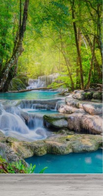 Fototapeta Piękny wodospad w parku narodowym