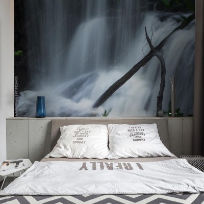 Fototapeta Wodospad w lesie