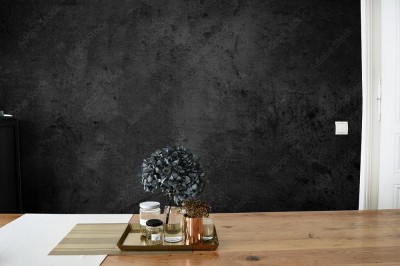 Fototapeta Pusta czerń powierzchni kamienia