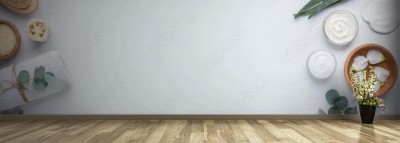 Fototapeta Świeży aloes i akcesoria spa, zabiegi kosmetyczne i krem aromaterapeutyczny