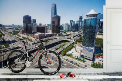 Fototapeta Krajobraz nowoczesnego miasta Pekin