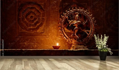 Fototapeta Statuetka tańczącego boga Sziwa