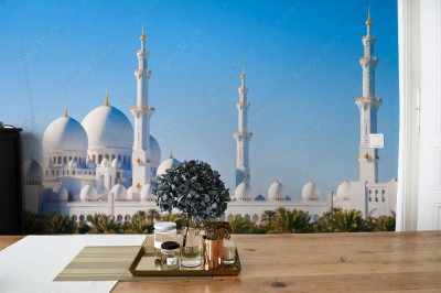 Fototapeta Wielki Meczet Szejka Zayeda z daleka