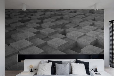 Naklejki na meble Bloki konstrukcyjne wykonane z betonu