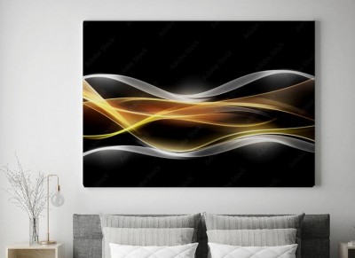 Obraz na płótnie Fraktal kreatywnych fal