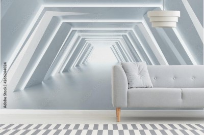 Fototapeta Korytarz 3D