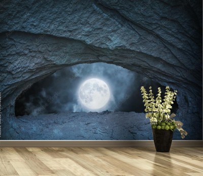 Fototapeta Księżyc i jaskinia