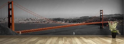 Fototapeta Panorama Golden Gate Bridge w San Francisco