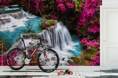 Fototapeta Wodospad z lotu ptaka