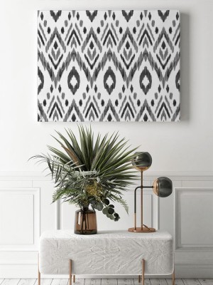 Obrazy do salonu z modnym wzorem jednokolorowym