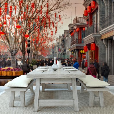 Fototapeta Dzielnica Qianmen, Pekin, Chiny