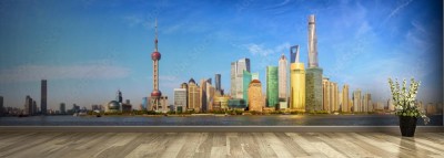Fototapeta Panorama Szanghaju