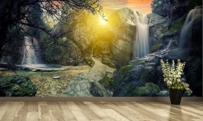 Fototapeta Surrealistyczny wodospad tropikalny