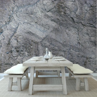 Fototapeta Tekstura szarej kamiennej ściany