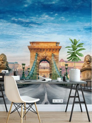 Fototapeta Węgierski most 3D