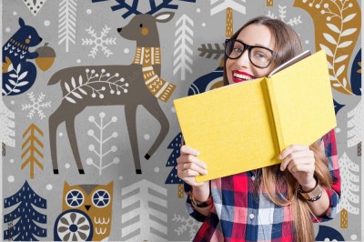 Tapeta ścienna w stylu skandynawskim