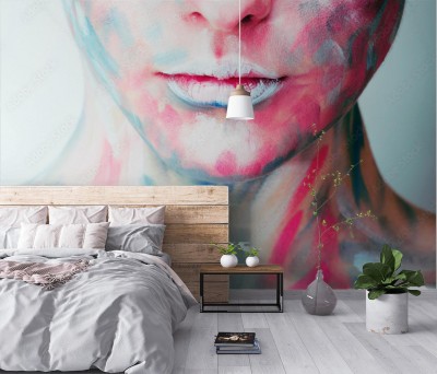 Fototapeta portret "ludzkie płótno"