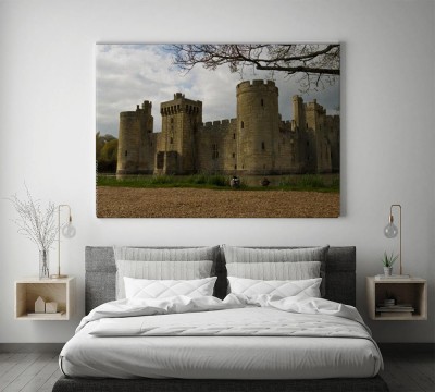 Obraz na płótnie Zamek Bodium we wschodnim Sussex w Anglii