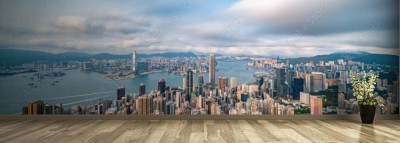 Fototapeta Architektura miasta Hong kong