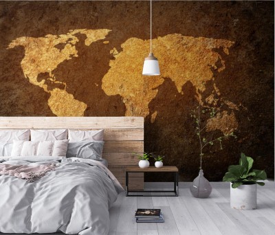 Fototapeta Mapa świata w stylu grunge