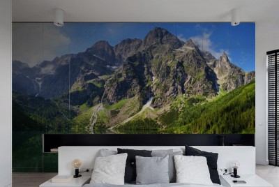 Naklejka na szafę Piękny krajobraz Tatr i Morskiego Oka