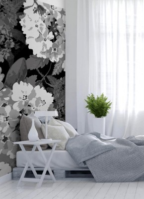 Fototapeta z realistycznym wzorem kwiatowym 3D