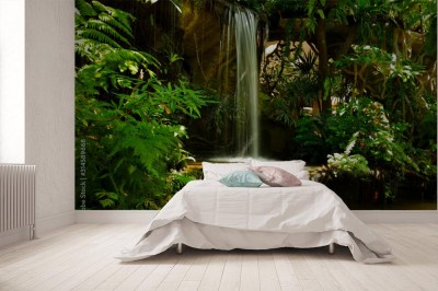 Fototapeta Piękna przyroda i wodospad 