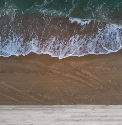 Fototapeta z  wysokim widokiem plaży