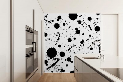 Fototapeta "abstrakcyjny wzór z plamami atramentu"