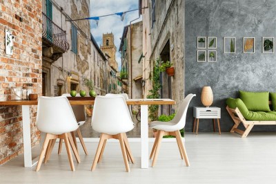 Fototapeta Aleja w starym Włoskim miasteczku