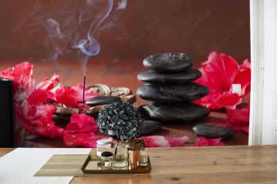 Fototapeta Kadzidełka do aromaterapii spa